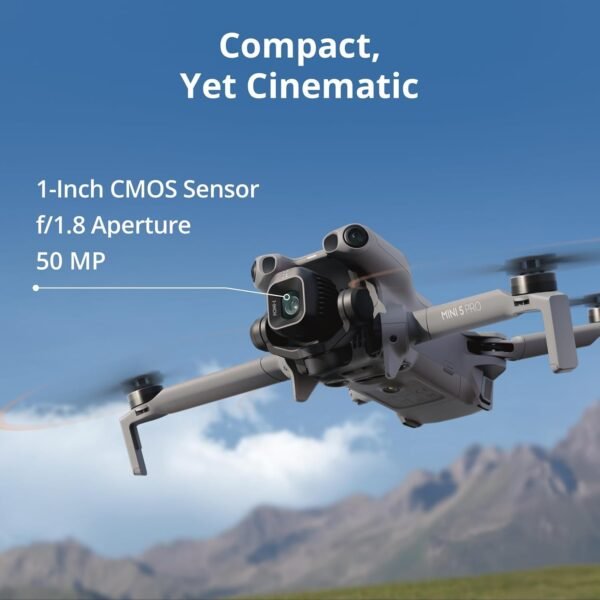 DJI Mini 5 Pro Fly More Combo With DJI RC 2, 1-Inch CMOS